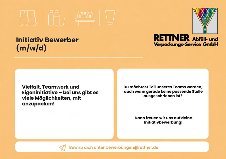 Initiativ Bewerbung